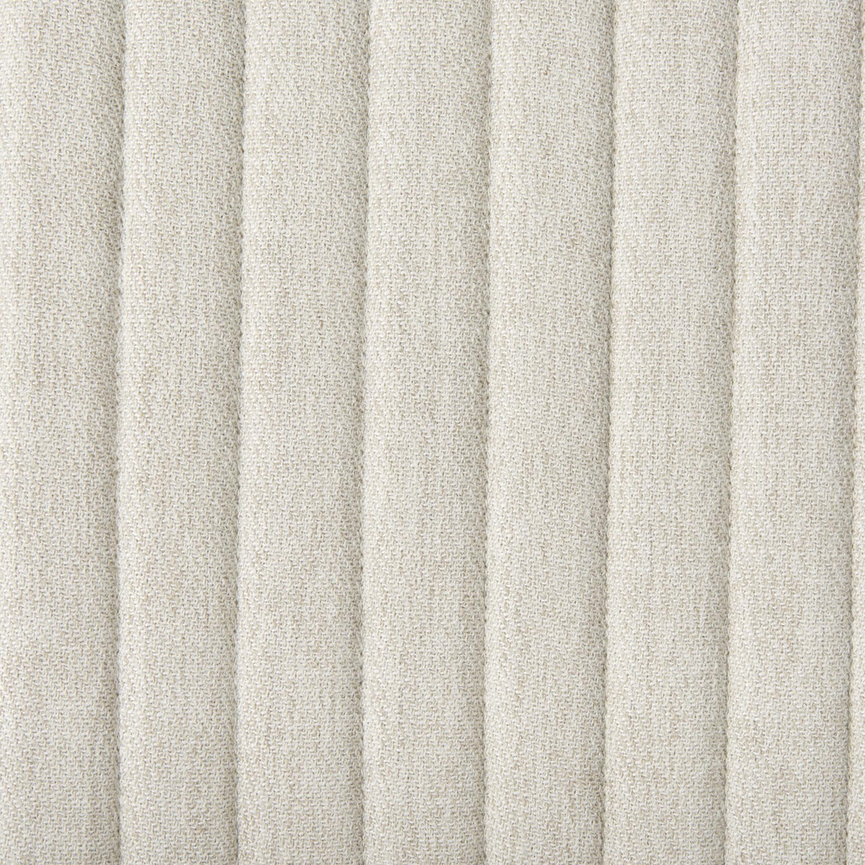 Mercana Tahoe Cream Upholstered and Black-Brown Wood Armless Dining Chair