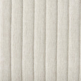 Mercana Tahoe Cream Upholstered and Black-Brown Wood Armless Dining Chair