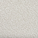 Mercana Amelia 55.0L x 18.0W x 18.0H Cream Boucle W/Black Metal Upholstered Bench