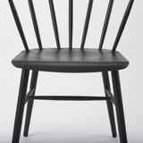 Mercana Colin 21.3L x 21.3W x 30.3H Black Metal Dining Chair