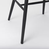 Mercana Colin 21.3L x 21.3W x 30.3H Black Metal Dining Chair