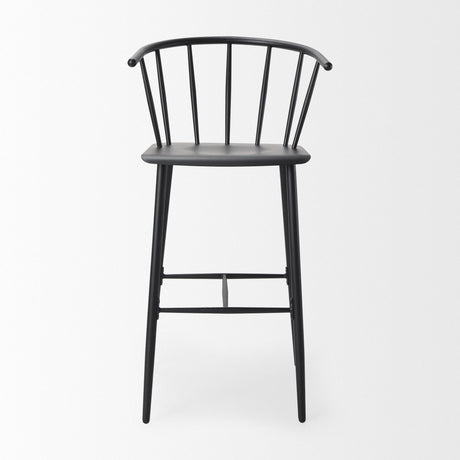 Mercana Colin Black Metal Bar Stool