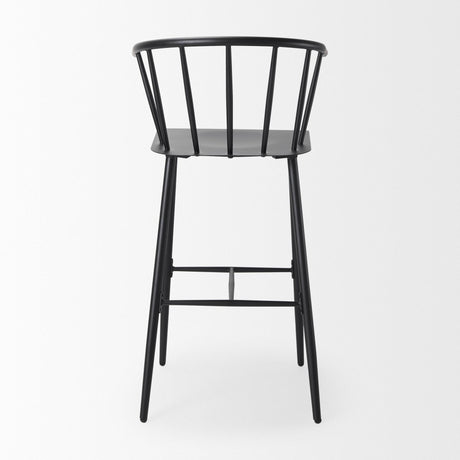 Mercana Colin Black Metal Bar Stool