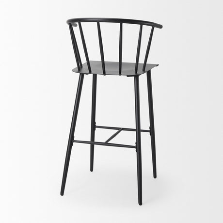 Mercana Colin Black Metal Bar Stool