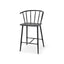 Mercana Colin Black Metal Counter Stool