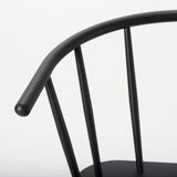 Mercana Colin Black Metal Counter Stool