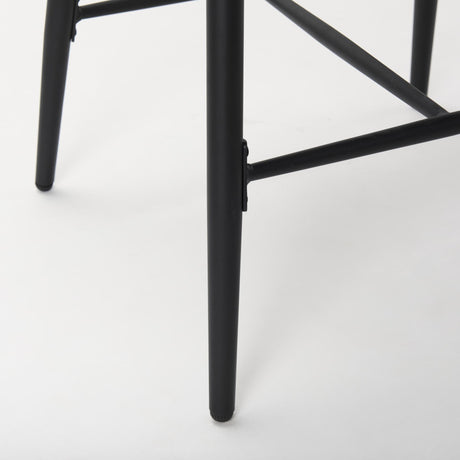 Mercana Colin Black Metal Counter Stool