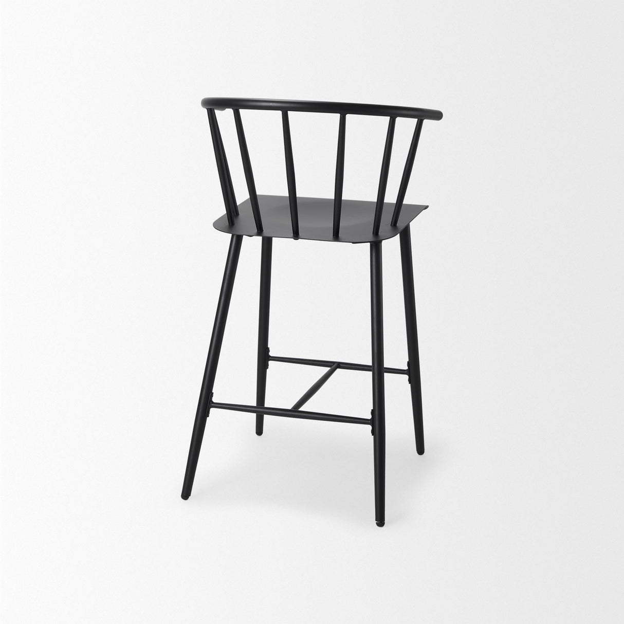 Mercana Colin Black Metal Counter Stool