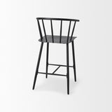 Mercana Colin Black Metal Counter Stool