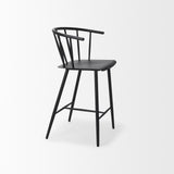 Mercana Colin Black Metal Counter Stool