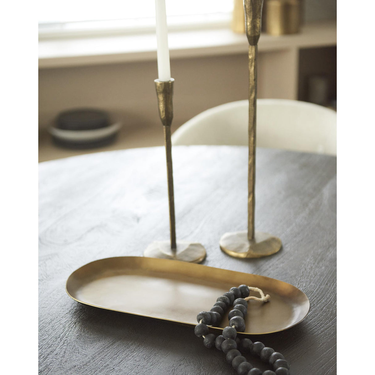 Mercana Payson 18.0L x 8.5W x 0.8H Aluminum Candle Tray
