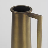 Mercana Aubrey Small 14.0H Gold Iron Flower Jug Vase
