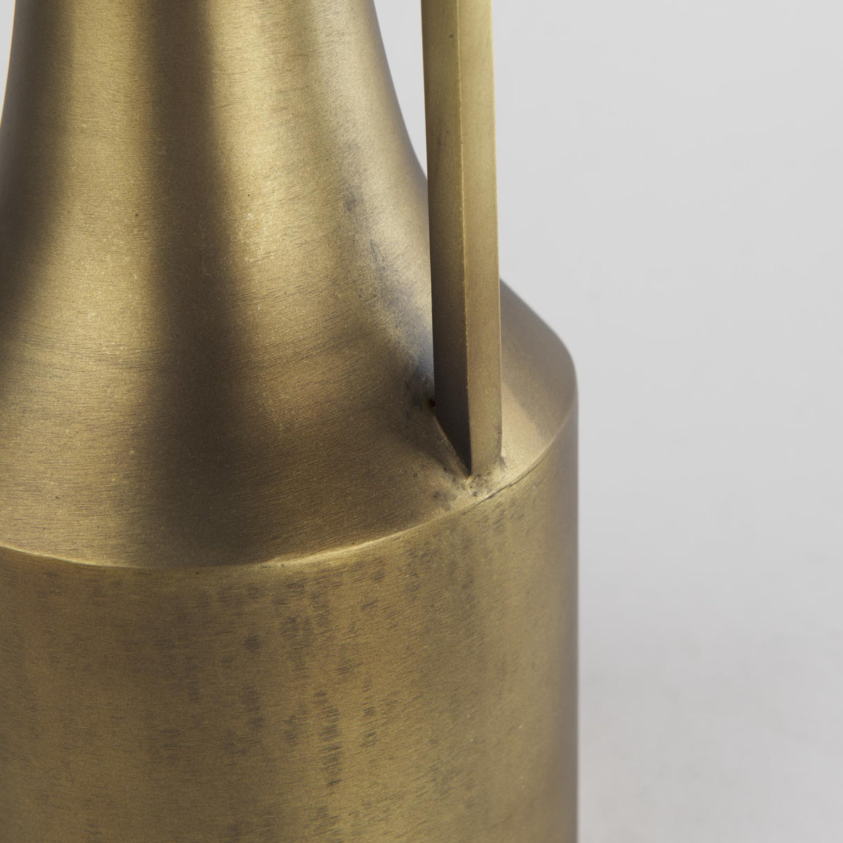 Mercana Aubrey Small 14.0H Gold Iron Flower Jug Vase