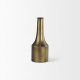 Mercana Aubrey Small 14.0H Gold Iron Flower Jug Vase