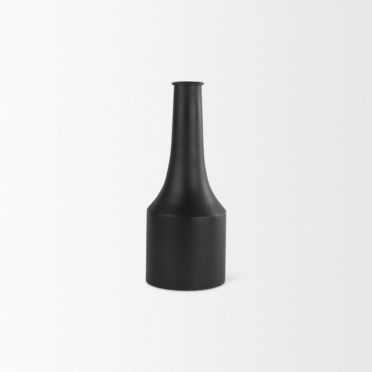 Mercana Aubrey Small 14.0H Black Iron Flower Vase