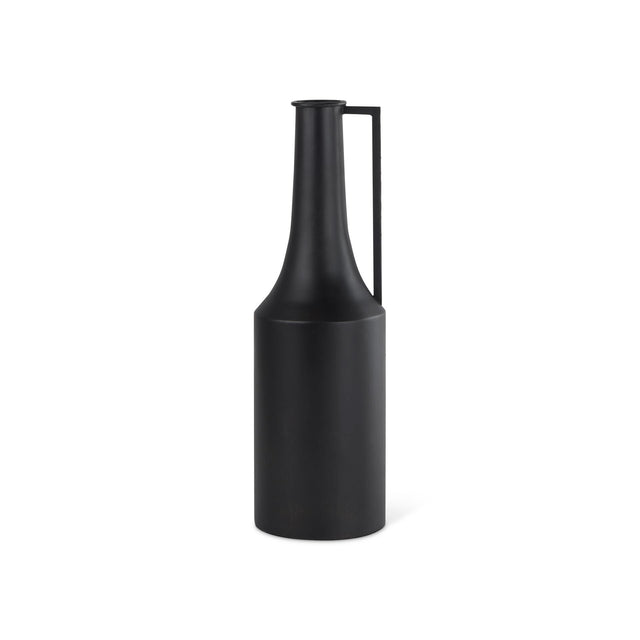 Mercana Aubrey Medium 18.0H Black Iron Flower Jug Vase