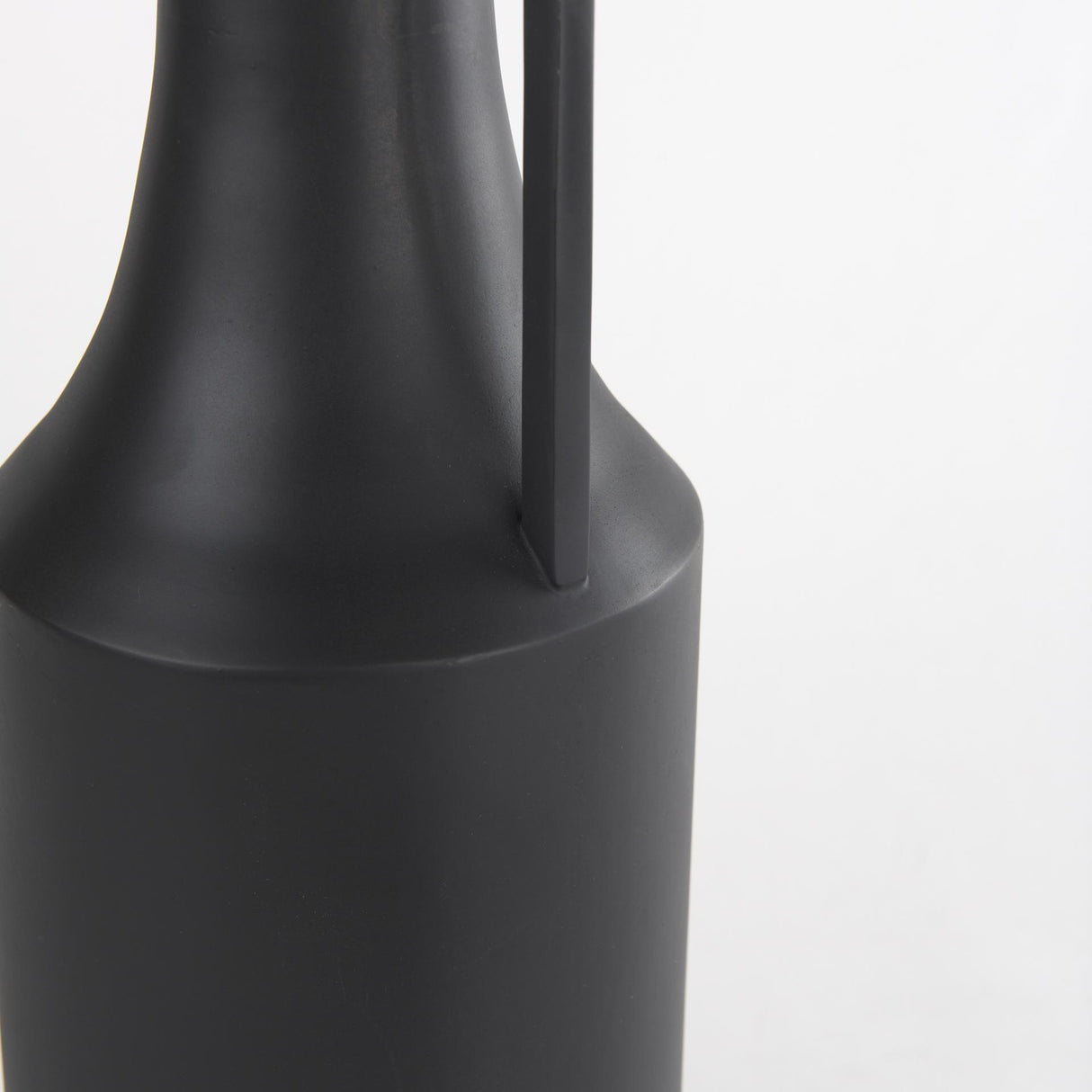 Mercana Aubrey Medium 18.0H Black Iron Flower Jug Vase
