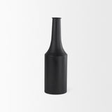 Mercana Aubrey Medium 18.0H Black Iron Flower Jug Vase