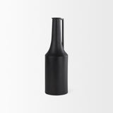 Mercana Aubrey Medium 18.0H Black Iron Flower Jug Vase