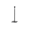 Mercana Porter 4.5L x 4.5W x 12.0H Small Black Iron Candle Holder
