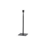 Mercana Porter 4.5L x 4.5W x 12.0H Small Black Iron Candle Holder