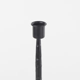 Mercana Porter 4.5L x 4.5W x 12.0H Small Black Iron Candle Holder