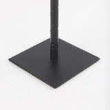 Mercana Porter 4.5L x 4.5W x 12.0H Small Black Iron Candle Holder
