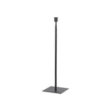 Mercana Porter 5.0L x 5.0W x 18.0H Medium Black Iron Candle Holder