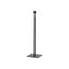 Mercana Porter 5.0L x 5.0W x 18.0H Medium Black Iron Candle Holder