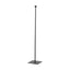 Mercana Porter 6.0L x 6.0W x 30.0H Large Black Iron Candle Holder