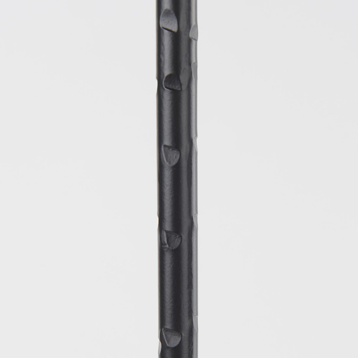 Mercana Porter 6.0L x 6.0W x 30.0H Large Black Iron Candle Holder