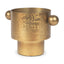 Mercana Juno 6.5H Medium Gold Iron Medium Vase