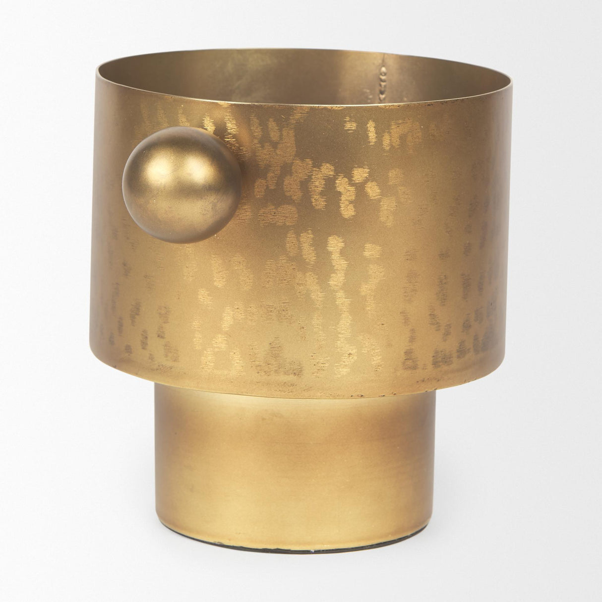 Mercana Juno 6.5H Medium Gold Iron Medium Vase