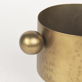 Mercana Juno 6.5H Medium Gold Iron Medium Vase