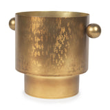 Mercana Juno 8.5H Large Gold Iron Vase