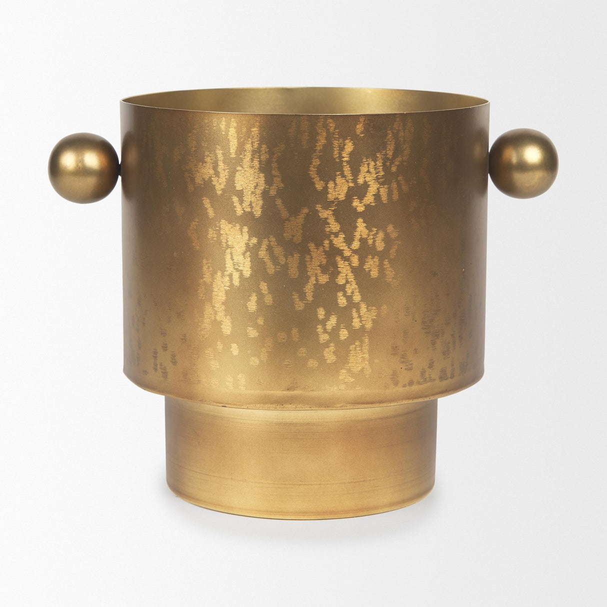 Mercana Juno 8.5H Large Gold Iron Vase