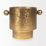 Mercana Juno 8.5H Large Gold Iron Vase