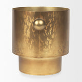 Mercana Juno 8.5H Large Gold Iron Vase