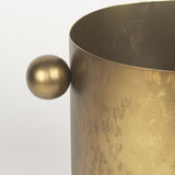 Mercana Juno 8.5H Large Gold Iron Vase