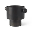 Mercana Juno 6.5H Medium Black Iron Vase
