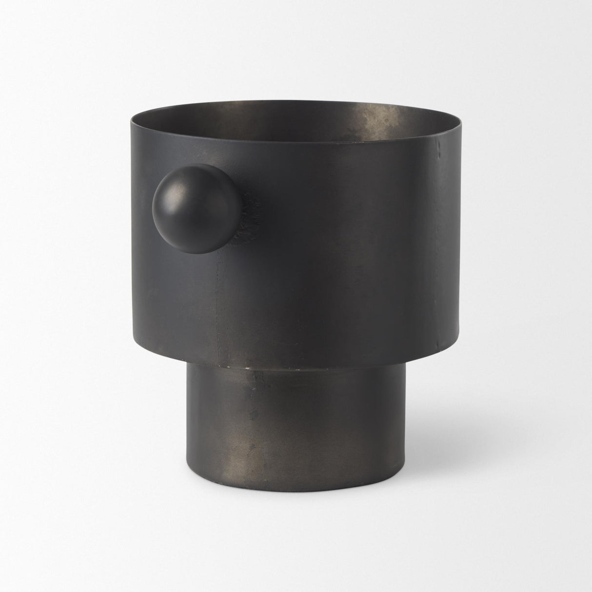 Mercana Juno 6.5H Medium Black Iron Vase
