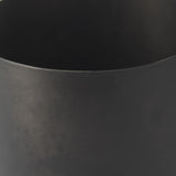 Mercana Juno 6.5H Medium Black Iron Vase