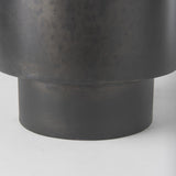 Mercana Juno 8.5H Large Black Iron Vase