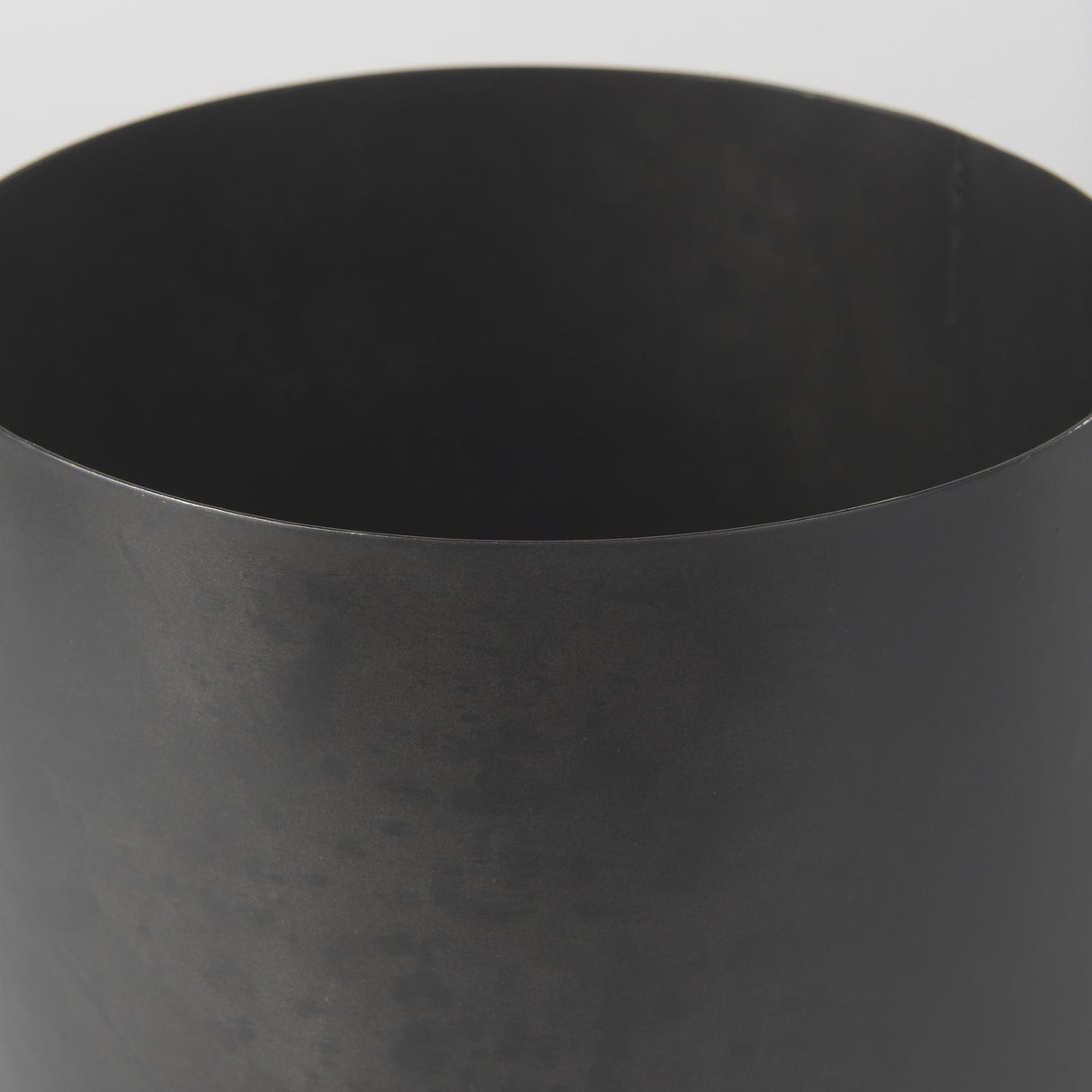 Mercana Juno 8.5H Large Black Iron Vase