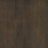 Mercana Terra 60L x 60W x 30H Dark Brown Wood Round Fluted Dining Table