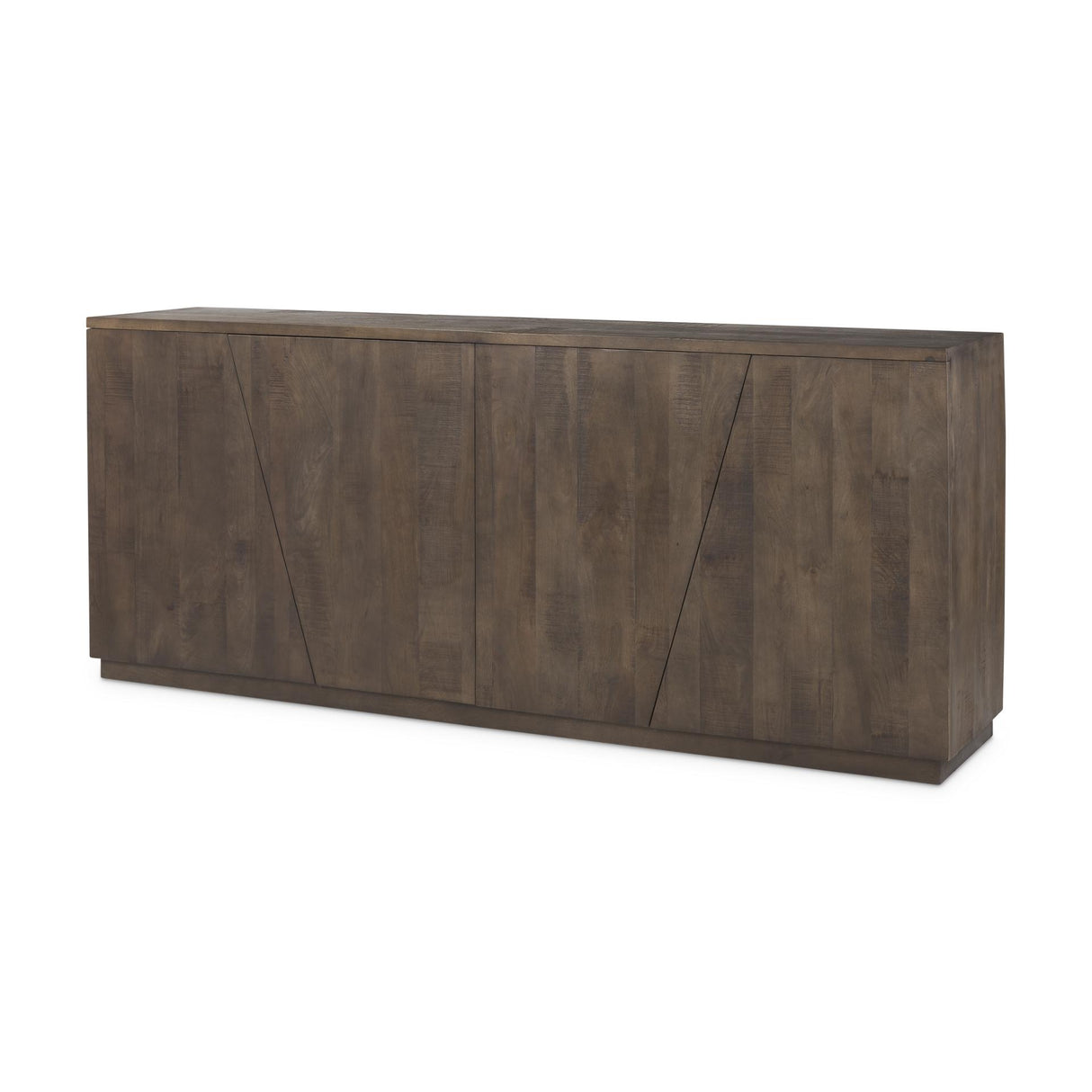 Mercana West 82.0L x 18.0W x 34.0H Wooden Angular Sideboard