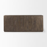 Mercana West 82.0L x 18.0W x 34.0H Wooden Angular Sideboard