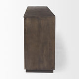 Mercana West 82.0L x 18.0W x 34.0H Wooden Angular Sideboard