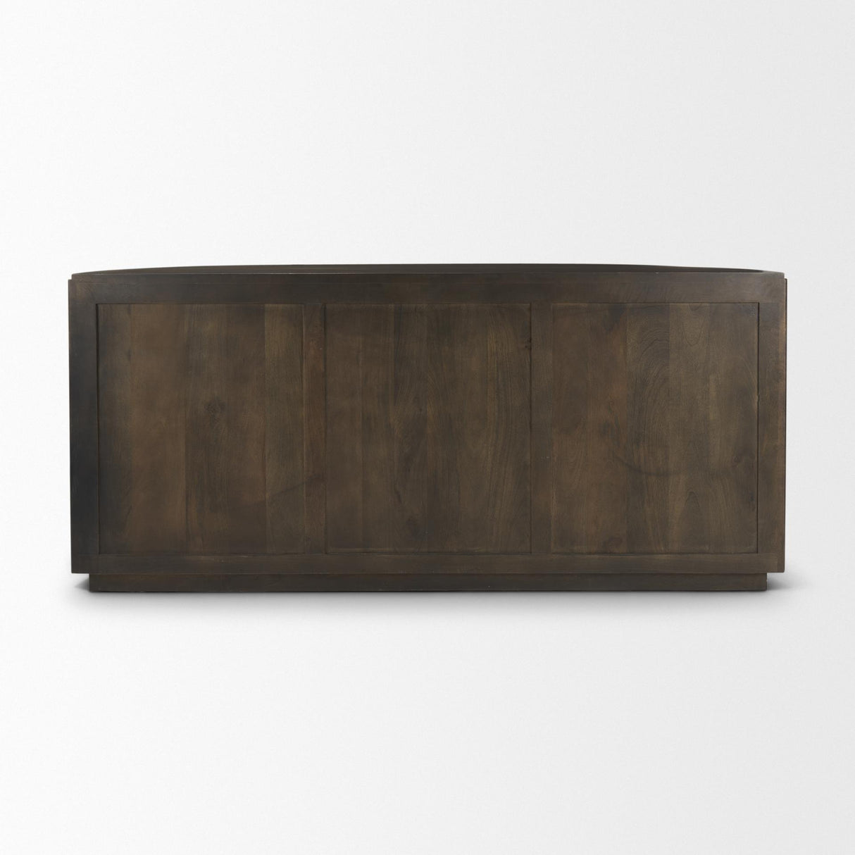 Mercana Terra 72L x 18W x 32H Dark Brown Wood Fluted Sideboard