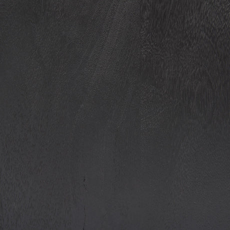 Mercana Sloan 80.0L x 17.0W x 36.0H Black Wood W/Black Metal Frame Sideboard